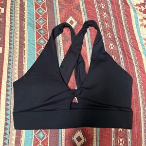 Fabletics Black Sports bra size small
